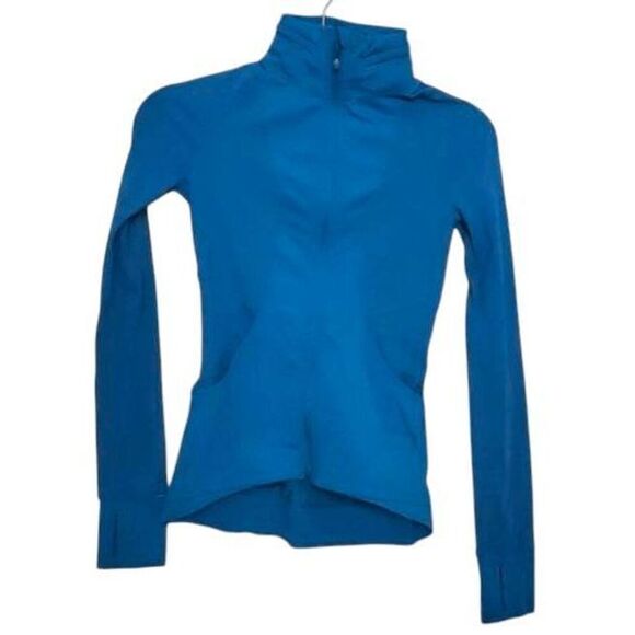 LULULEMON ATHLETICA Fast Free Jacket in Hawaiian Blue Size 2 - Picture 3 of 5